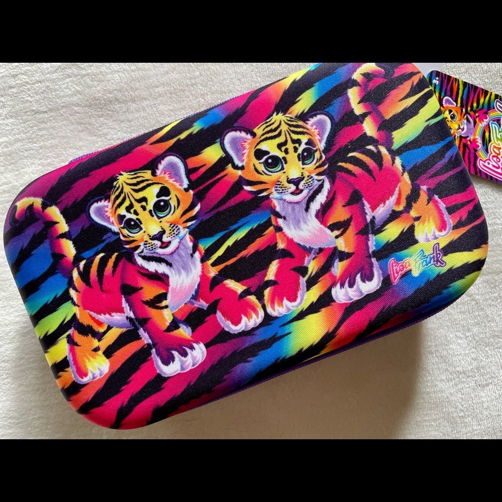 NWT Lisa Frank Molded Hard Pencil Case